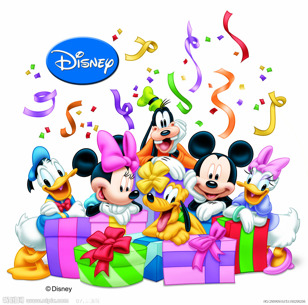 迪士尼米老鼠全家福图片