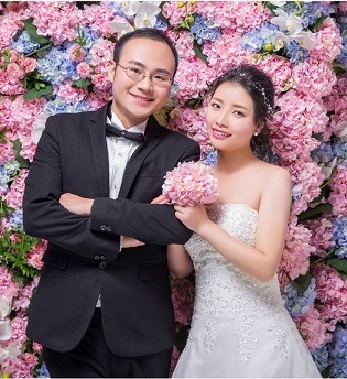 鲍健季晓庆 婚礼邀请函