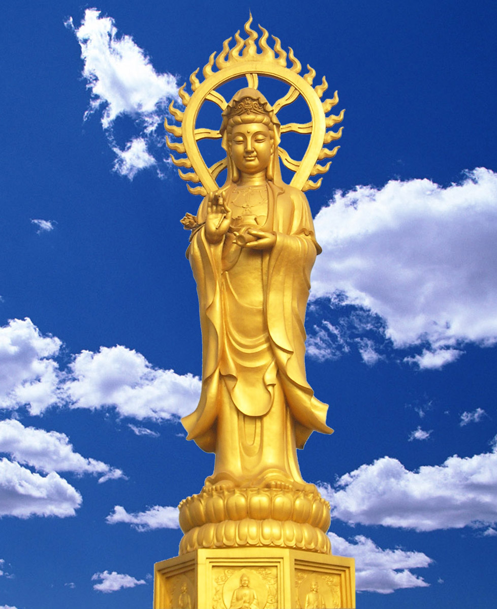 最美观世音送福啦,放在朋友圈里功德无量!